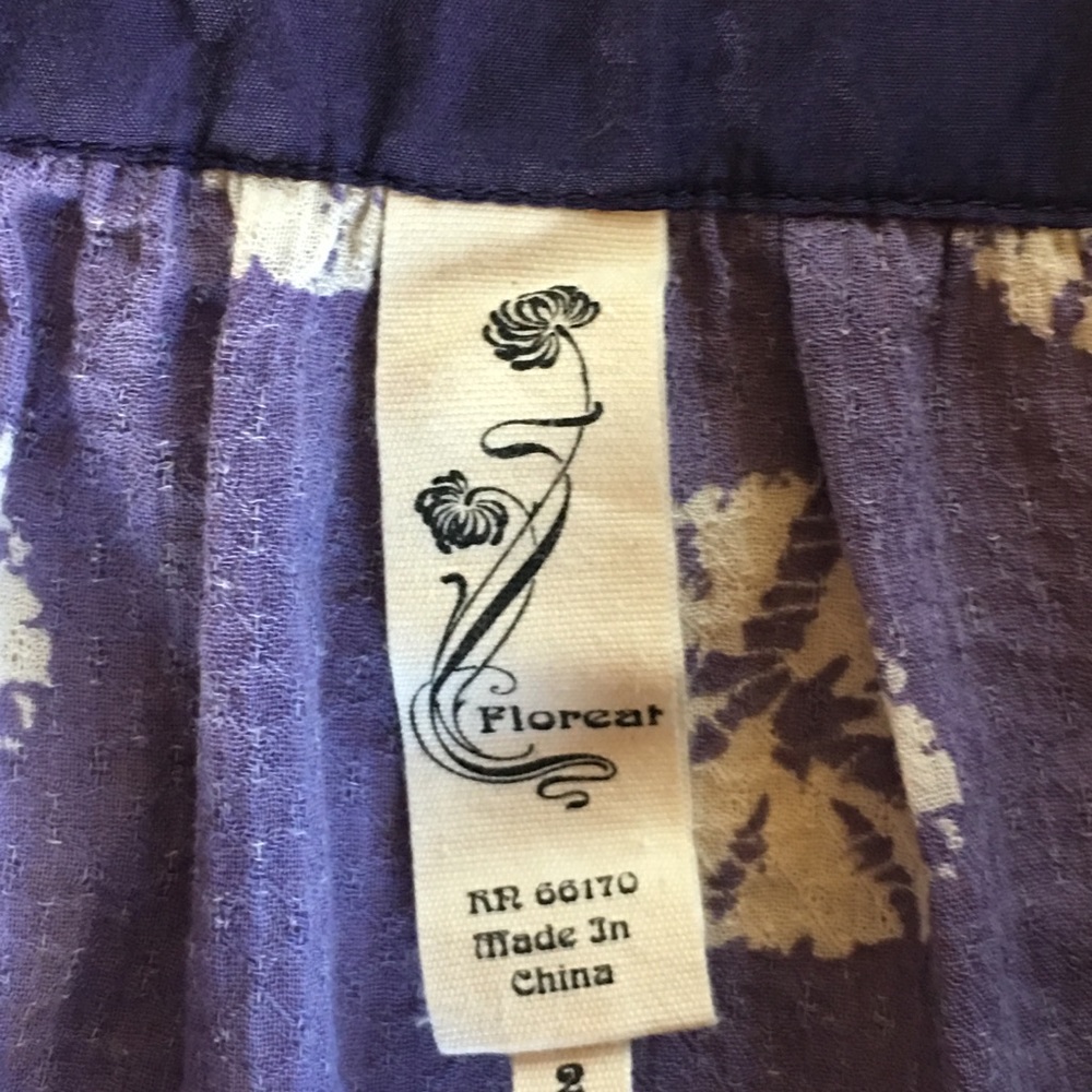 Anthropologie Floreat Swing Tank (size 2) - Picture 7 of 7